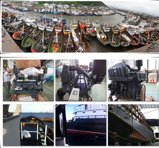 66KW MARINE GENERATOR WITH SDEC SC4H110CA DIESEL BOAT ENGINE