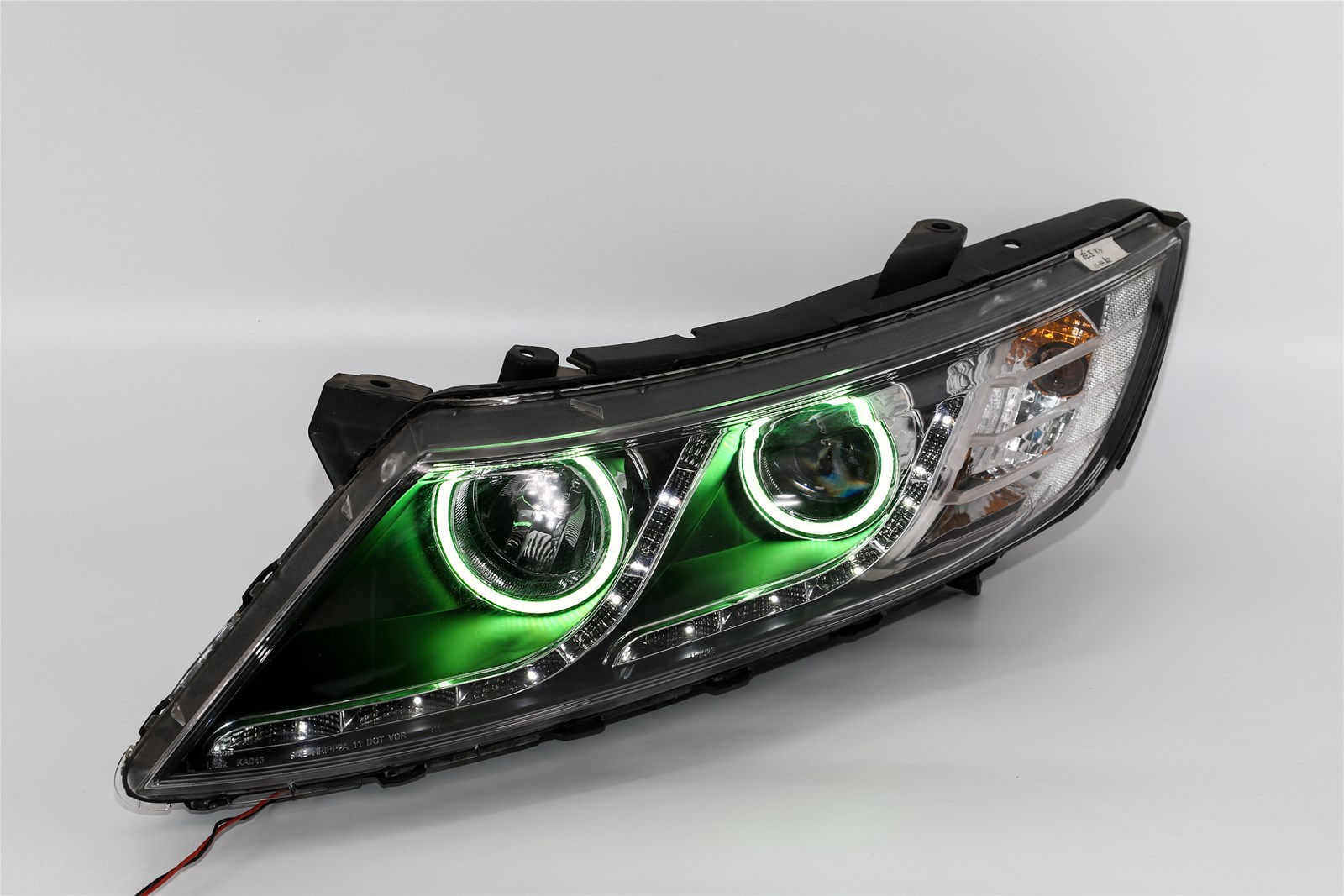RGB angel eye for car headlight assembly
