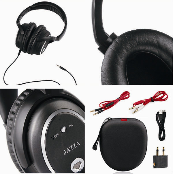 23DB Active Noise Cancelling ANC Headphone With Carry Case For Airplane