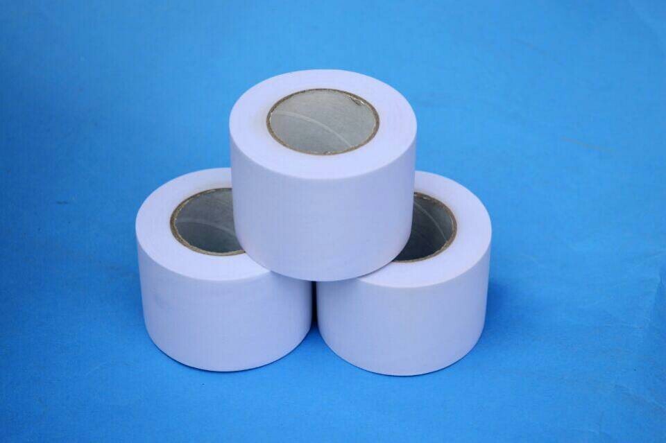 White smooth PVC tabby tape for airconditioning