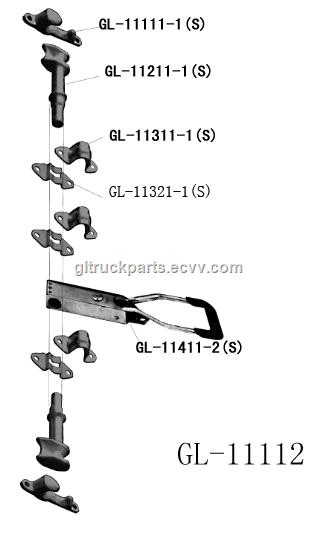 Delivery Van Door LockStainless Steel Stamped Truck Lock