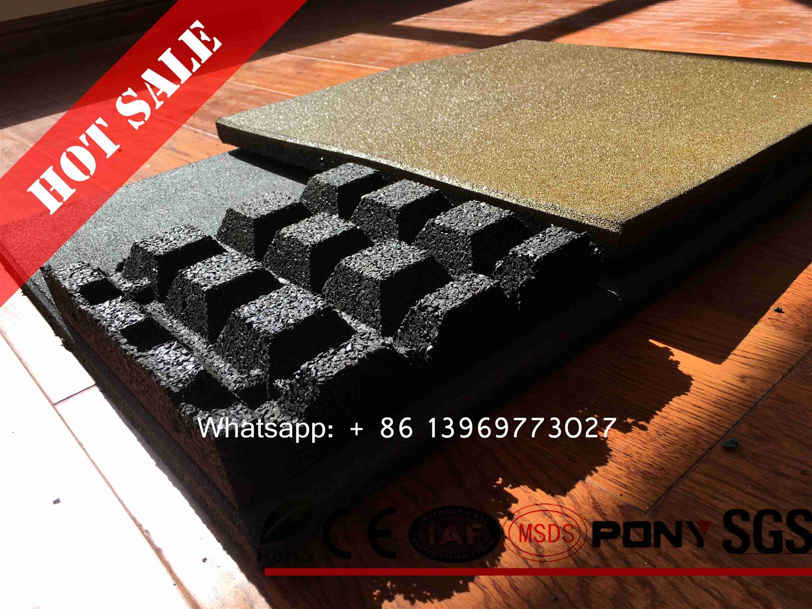 Playground Sport High Quality Rubber Flooring Tile