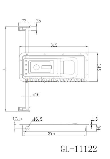 Enclosed Trailers Rear Door Locking Gear
