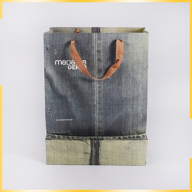 Professional manufacturer the simulation cowboy custom paper bag for shopping bag