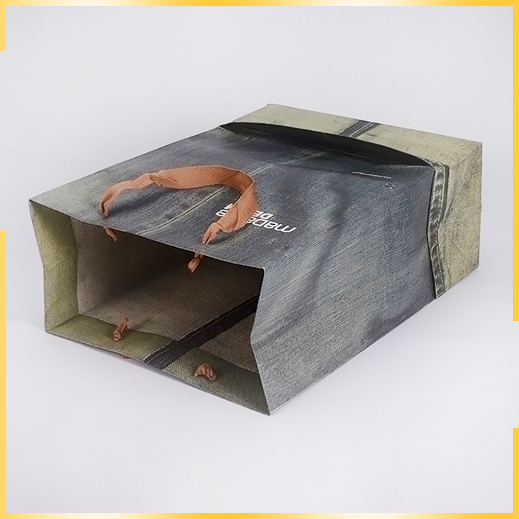 Professional manufacturer the simulation cowboy custom paper bag for shopping bag