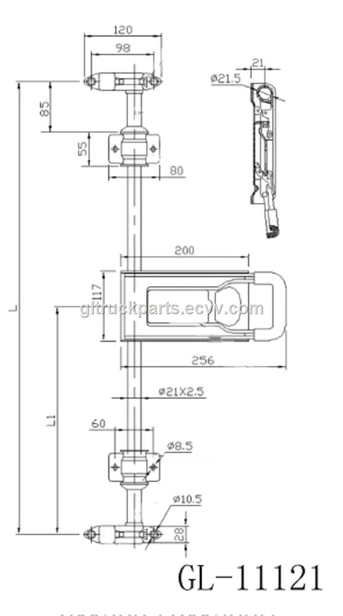 Steel Truck Container Door Lock Double Latch Door Lock
