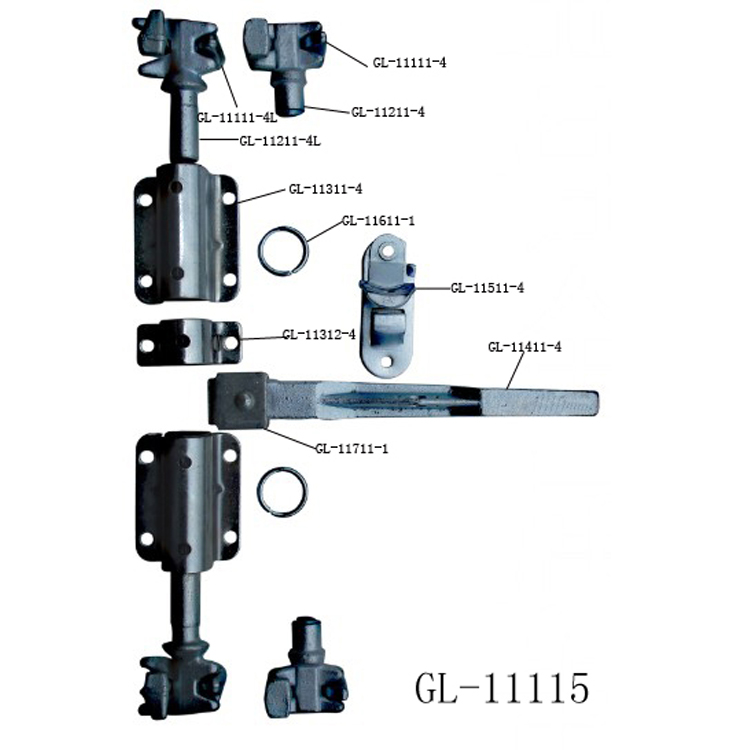 Trailer Door Lock Hasp for Bar