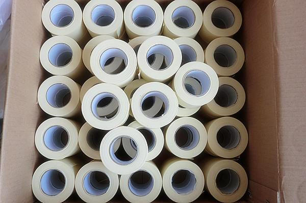 White smooth PVC tabby tape for airconditioning