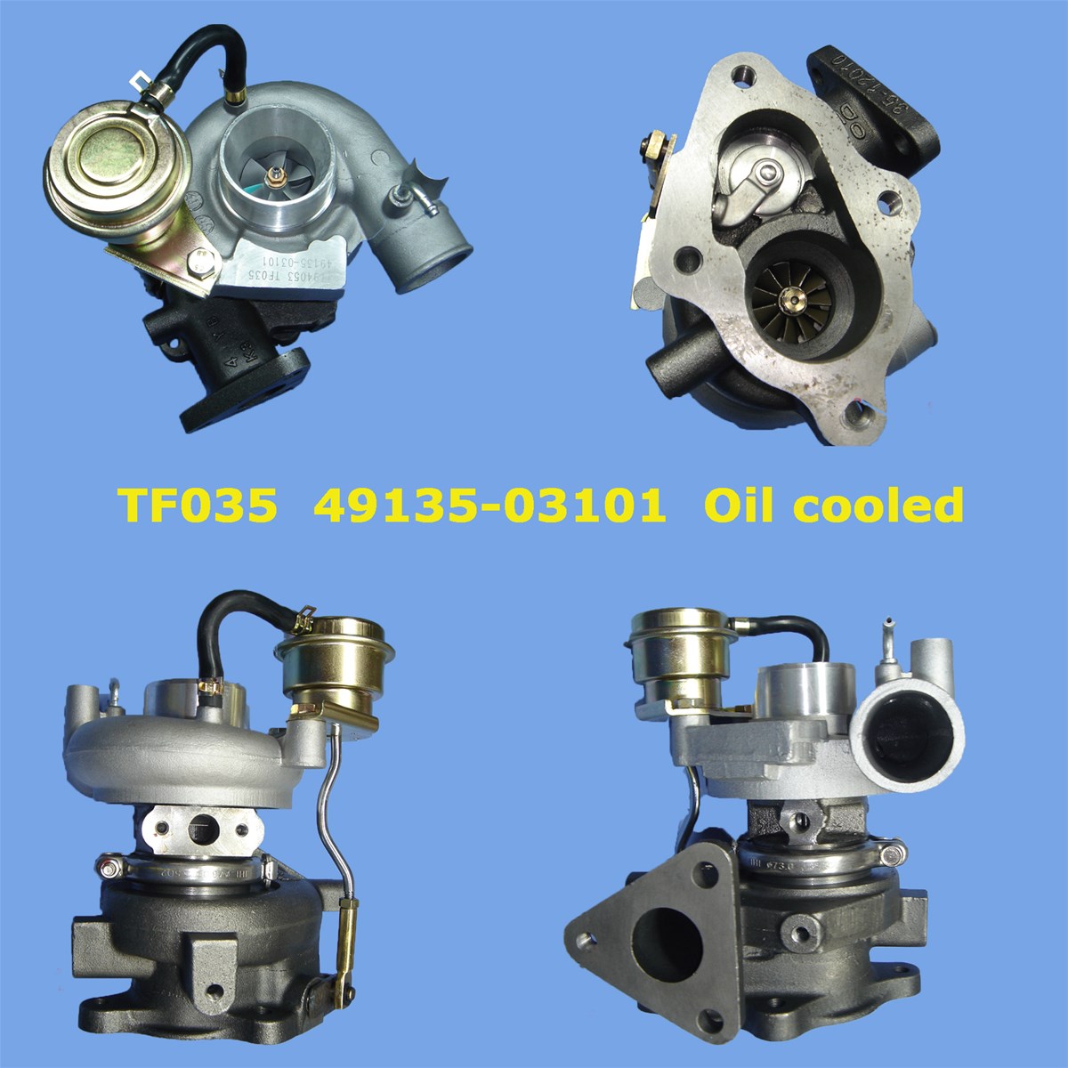 aftermarket turbocharger TF035 4913503101 oil cooled for Engine 4M40
