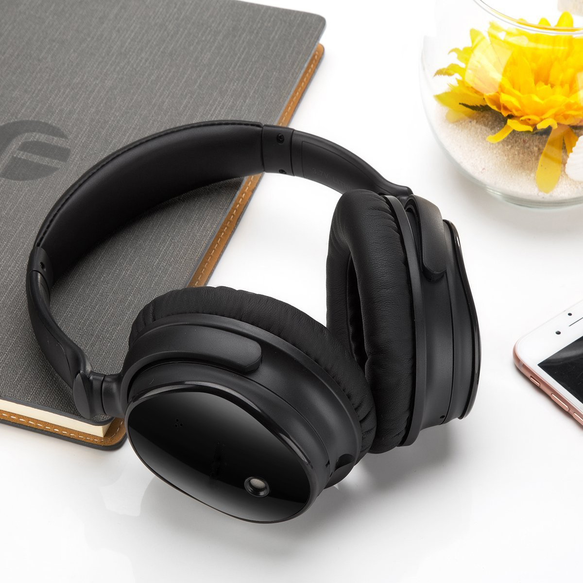 OEM Accepted High Quality Airplane Headset Active Noise Cancelling Headphone for Mobile Phone