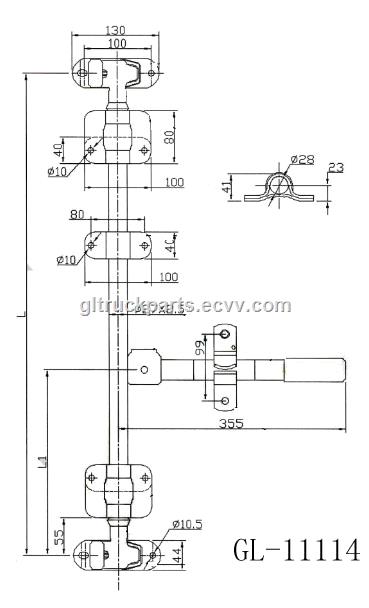 trailer cam lock door latch