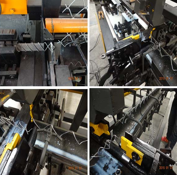 4m width double wire full automatic chain link fence machine