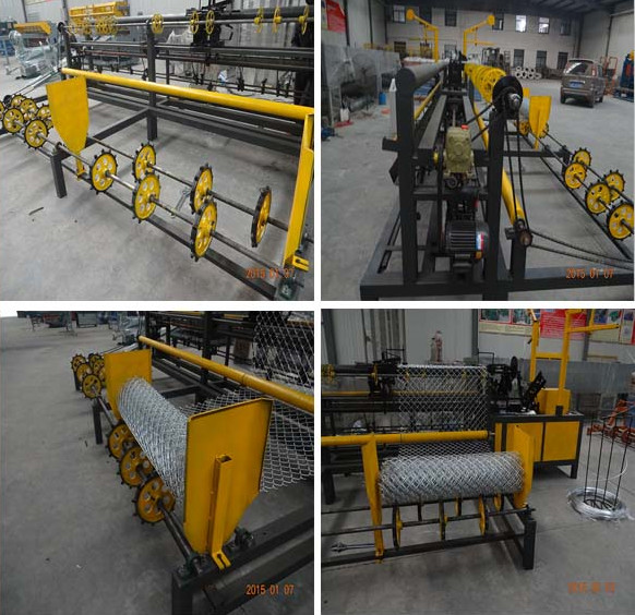 3m width double wire full automatic chain link fence machine