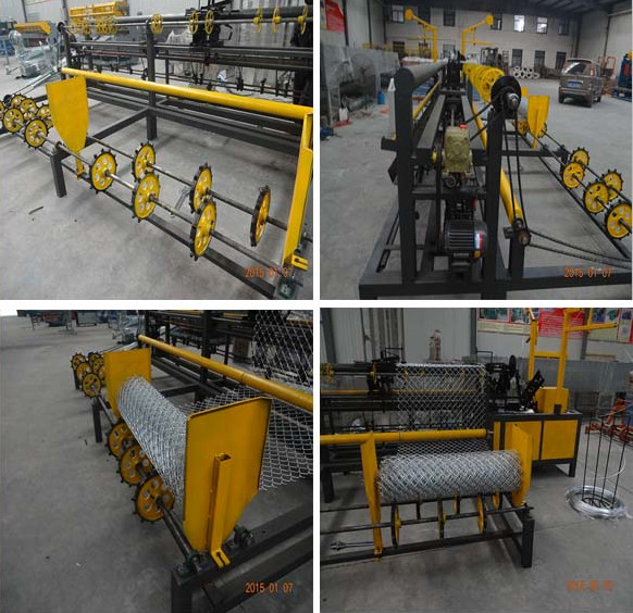 4m width double wire full automatic chain link fence machine