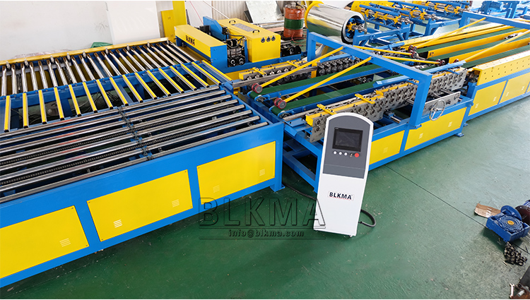 Blackma square duct production line 5 air duct manufacturing machines