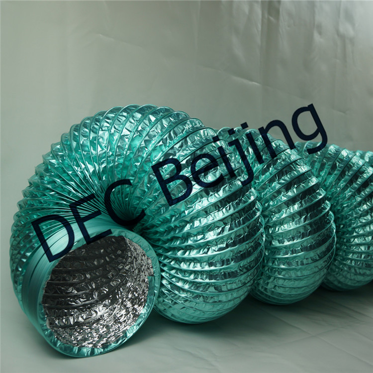 Double layer DECA flexible aluminum foil duct 6 inch 25ft flexible air duct