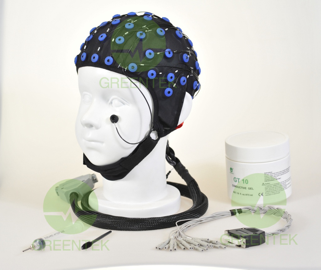 Greentek Long-Term EEG Video Monitoring Electrode Caps