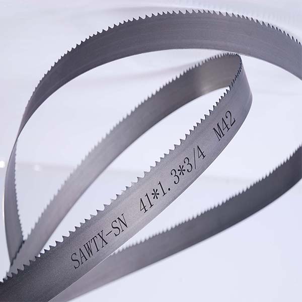 M42 HSS Bimetal band saw blade for cutting carbon steel materials