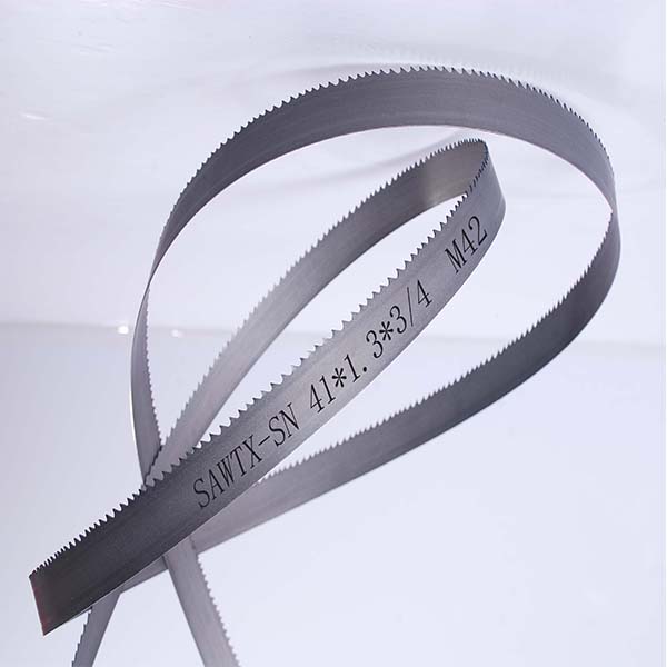 M42 HSS Bimetal band saw blade for cutting carbon steel materials