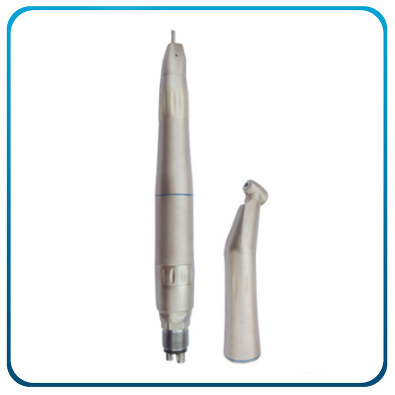 Optical fiber dental low speed handpiece with inner waterways UN30