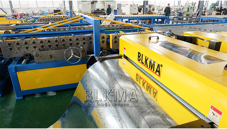Blackma square duct production line 5 air duct manufacturing machines