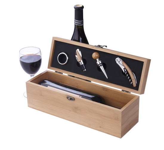 customized single wine boxes wooden