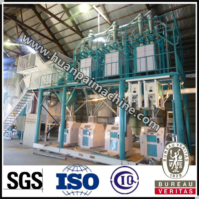 hot sell 50 ton maize mill machine for sell