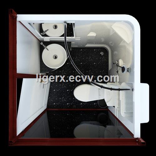 Shelter bathroom pods