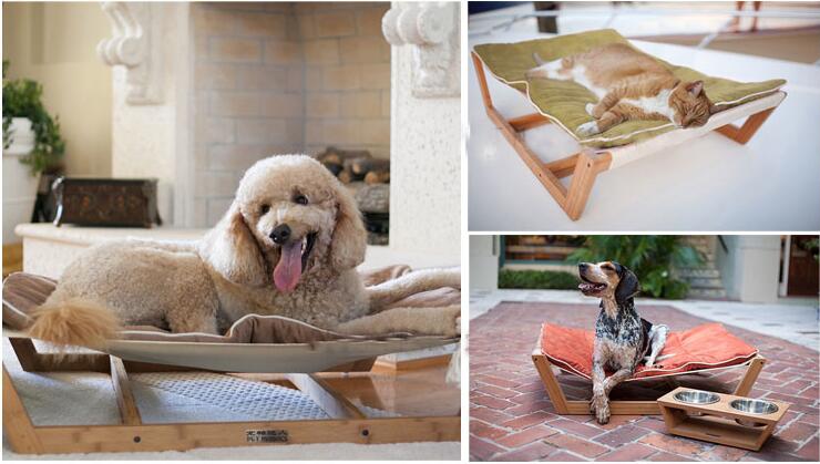 bamboo hammock large dog beds