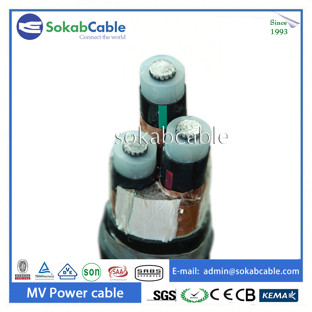 high voltage steel tape armored power cable