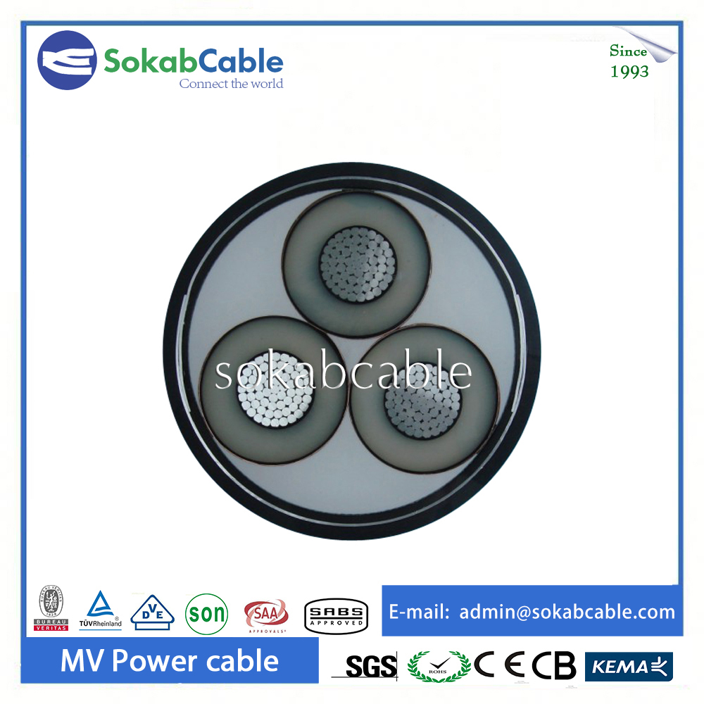 high voltage steel tape armored power cable