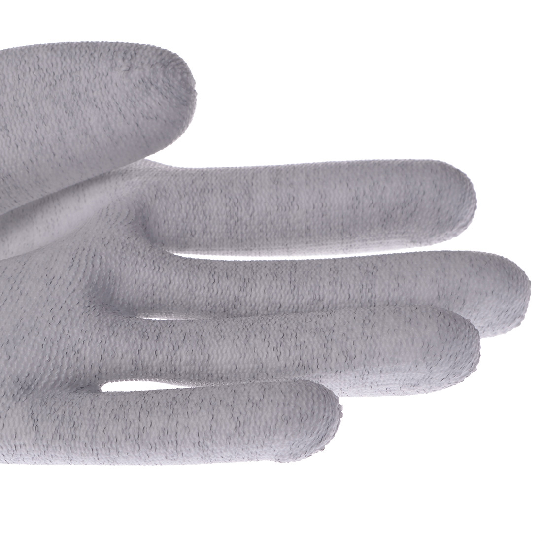 MH Safety Protection Appliance Carbon Fiber PU on Palm Gloves Antistatic Gloves