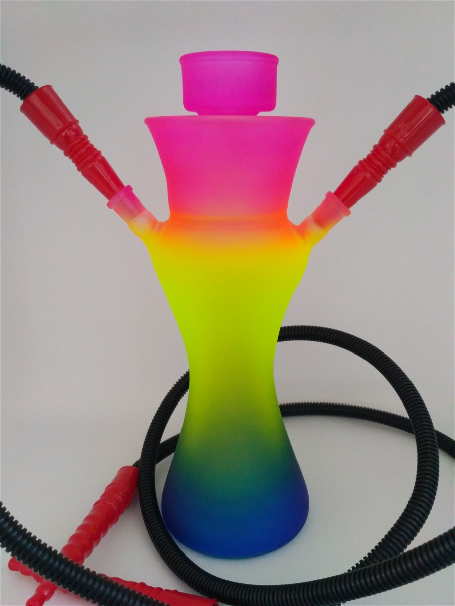 Cangzhou hand blowing modern big size clean glass hookah pipes