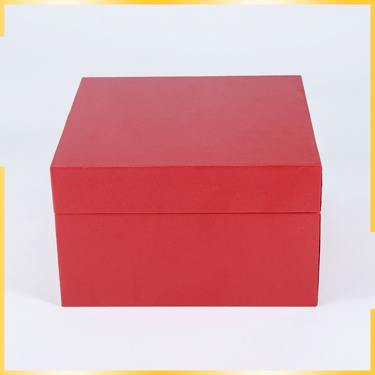 Hot sell item OEM carton box price durable birthday flip top red gift box wedding