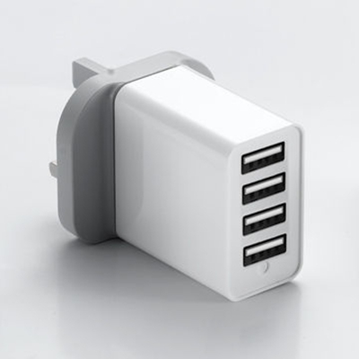 Universal 4port USB Wall Charger5V4A20W Power Adapter CEFCCRoHS Certified