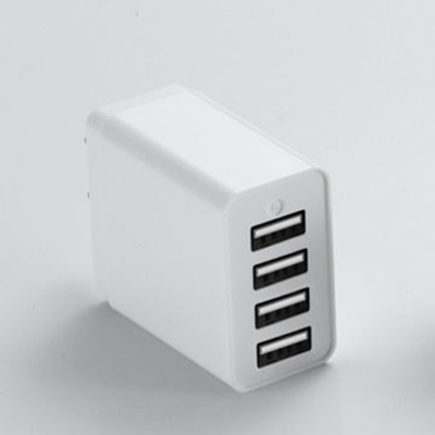 Universal 4port USB Wall Charger5V4A20W Power Adapter CEFCCRoHS Certified