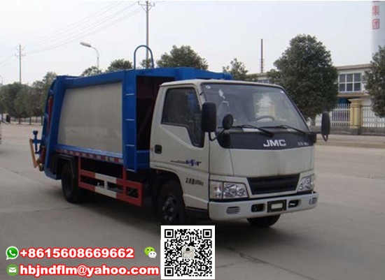 JMC 3ton Garbage Compactor Truck Price