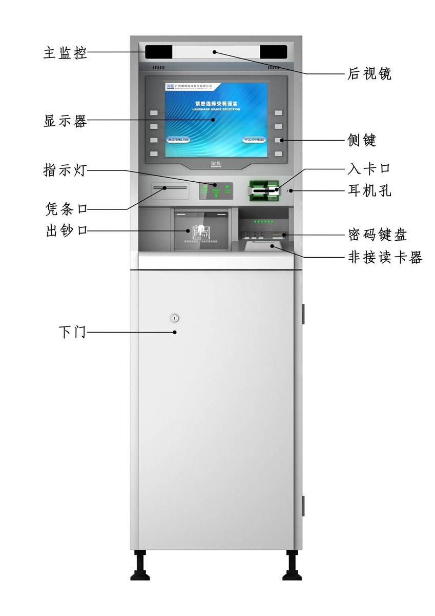 Looby cash recycler KT1688K3 ATM
