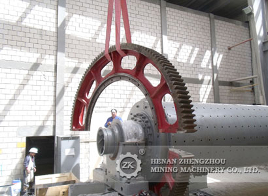 continuous type ball mill