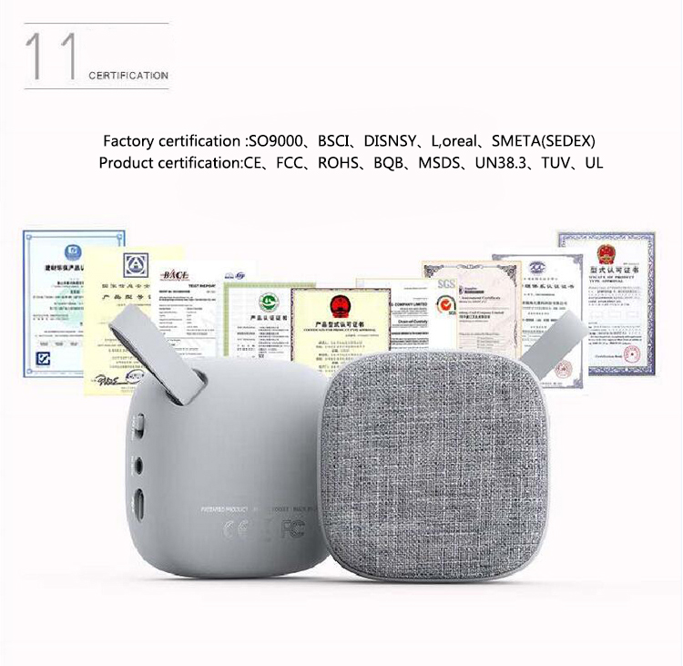 small fabric Bluetooth speakers DM2809