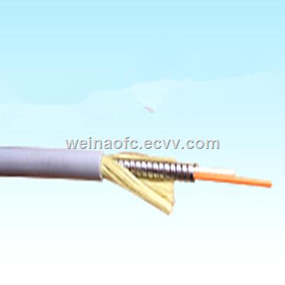 Optical Fiber Armored Cable Multimode OM1 OM2 OM3 2mm PVC LSZH PE OFNR OFNP