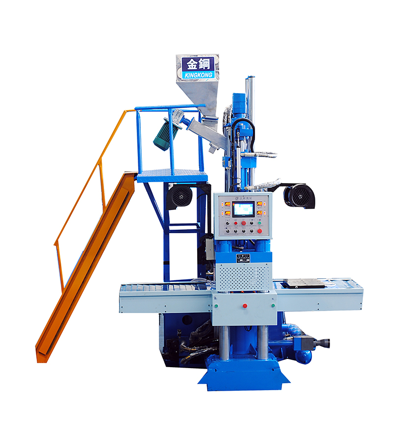 Vertical sole injection molding machine