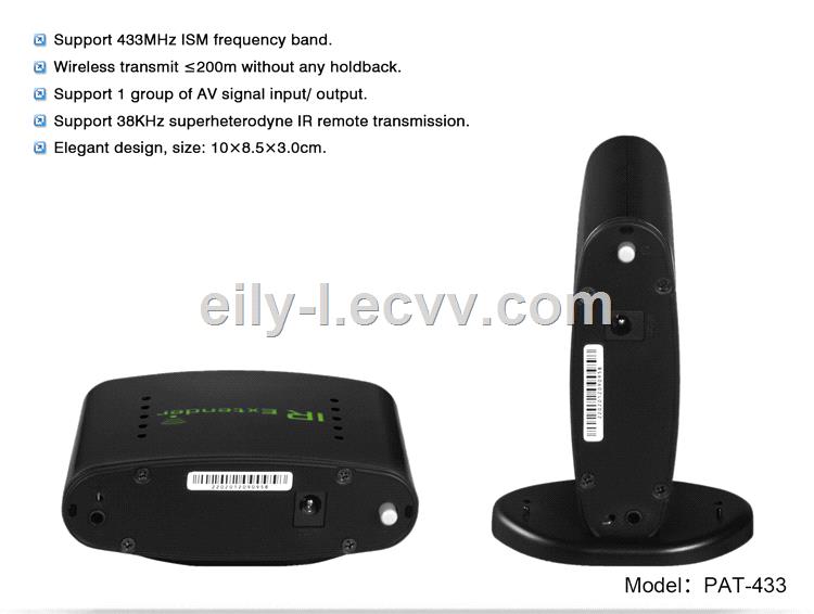 43392 MHz Wireless IR Remote RepeaterSender PAT433