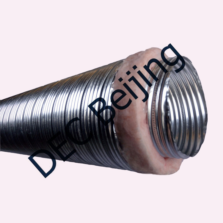 China factory fire resistant semi rigid flexible duct 8 inch aluminum flexible duct