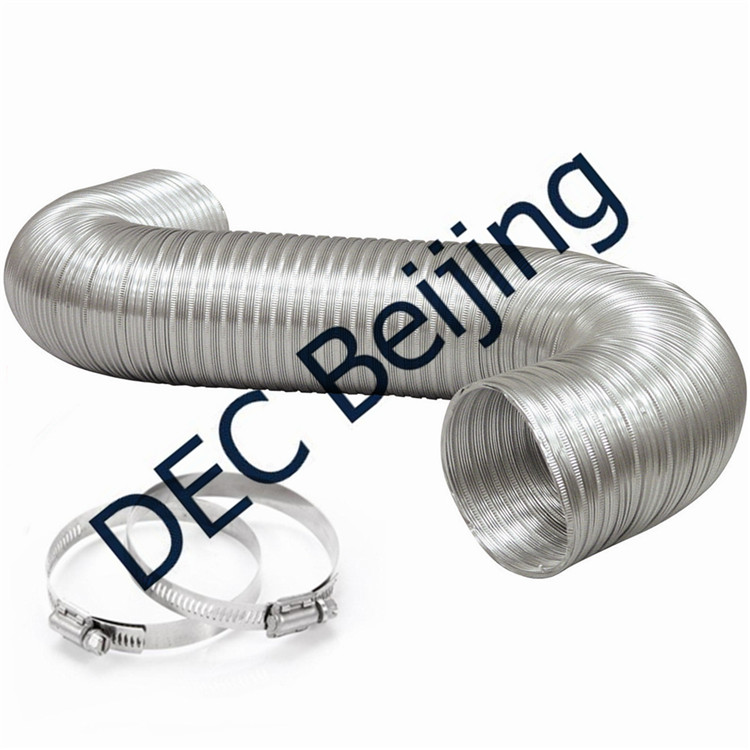 High Performance SemiRigid Aluminum Flexible Duct For Dryer