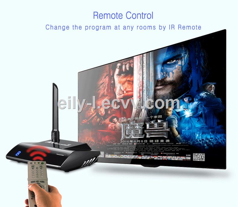 HDMI 43392MHz 58G Audio Video Sender Receiver with 38KHz IR Remote