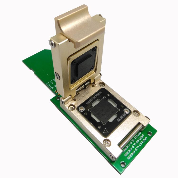 eMMC test socket to SD Interface Nand flash pogo pin BGA153169 reader Pitch 05mm smart phone data recovery