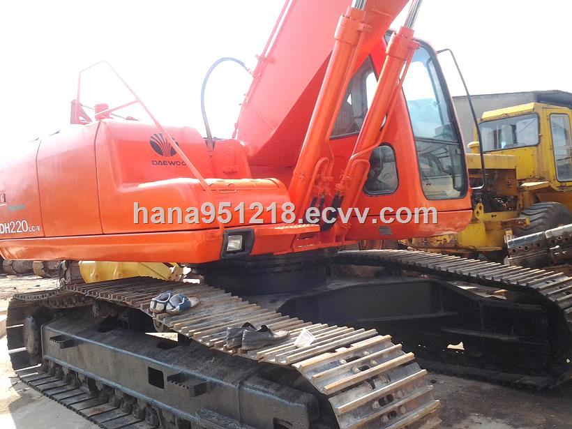 used Daewoo DH220LC crawler excavator orijinal Japanese for hot sale