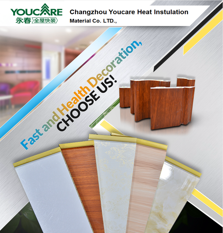 Environmental protection WPC wallboard for interior decoration
