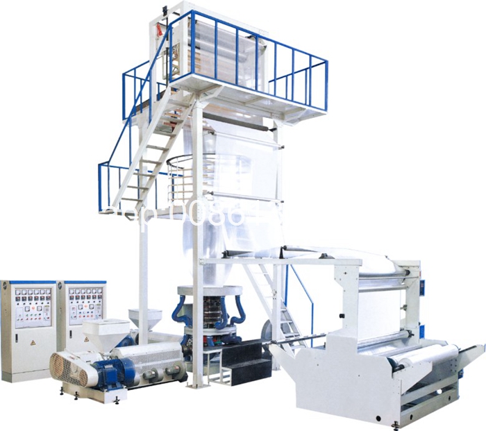 ABA ThreeLayer Coextruder PE Film Blowing Machine
